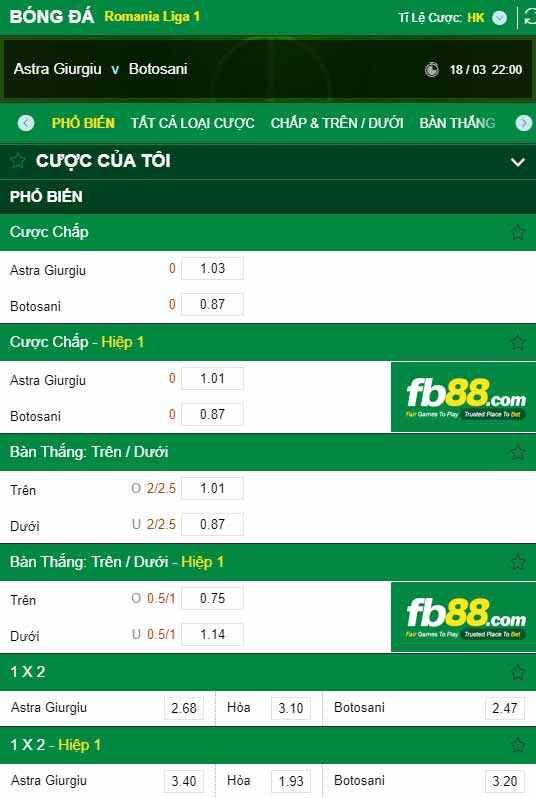 fb88-kèo nhà cái Astra Giurgiu vs Botosani