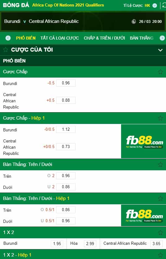 fb88-kèo nhà cái Burundi vs CH Trung Phi