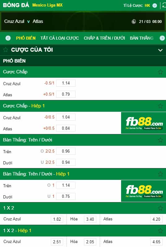 fb88-kèo nhà cái Cruz Azul vs Atlas