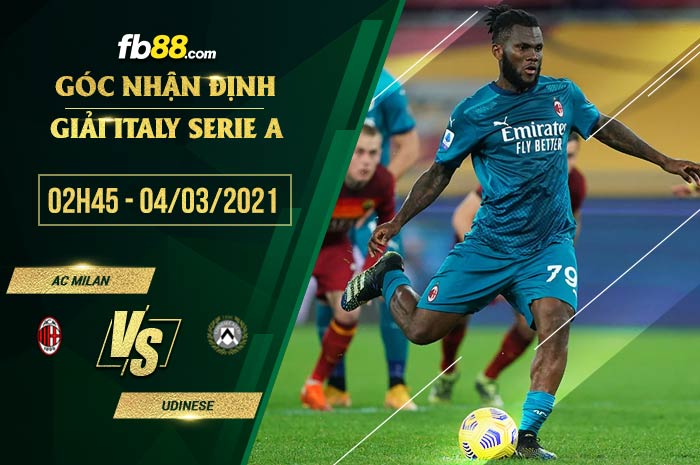 fb88-soi kèo AC Milan vs Udinese
