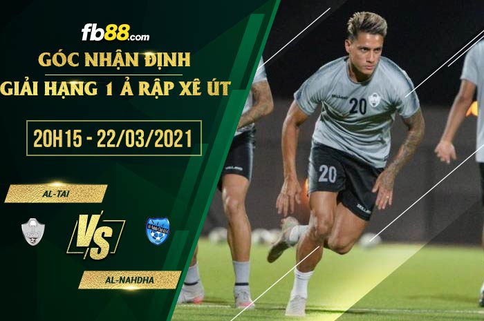 fb88-phong độ thi đấu Al-Tai vs Al-Nahdha