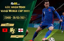fb88-soi kèo Albania vs Anh