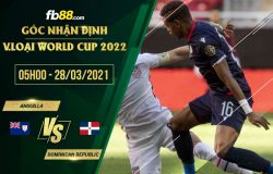 fb88-soi kèo Anguilla vs Dominican Republic