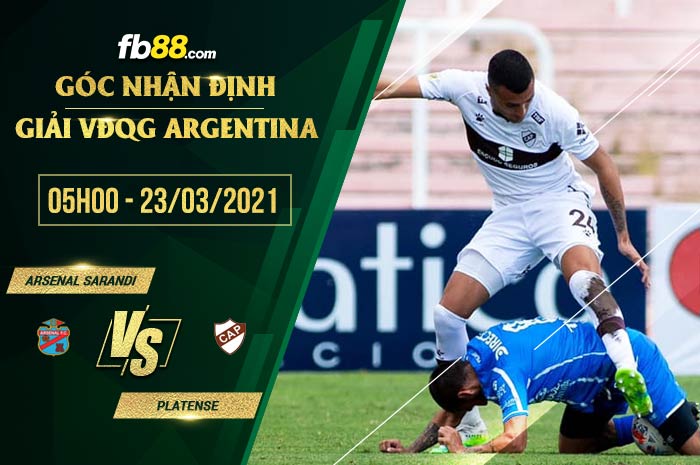 fb88-soi kèo Arsenal Sarandi vs Platense