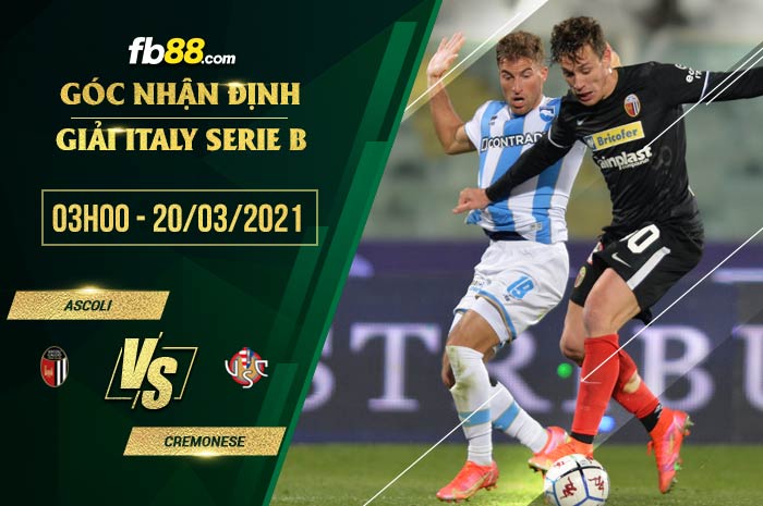 fb88-kèo chấp Ascoli vs Cremonese