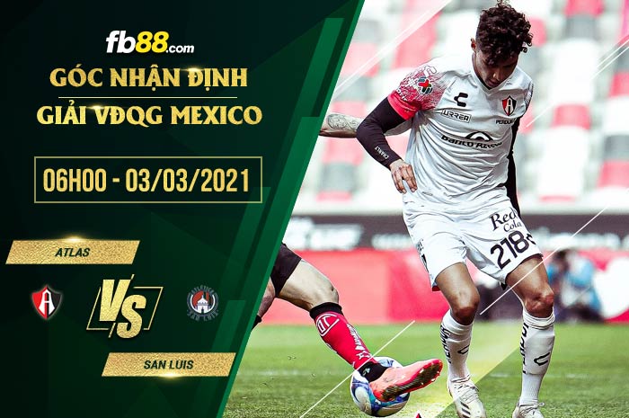 fb88-soi kèo Atlas vs San Luis