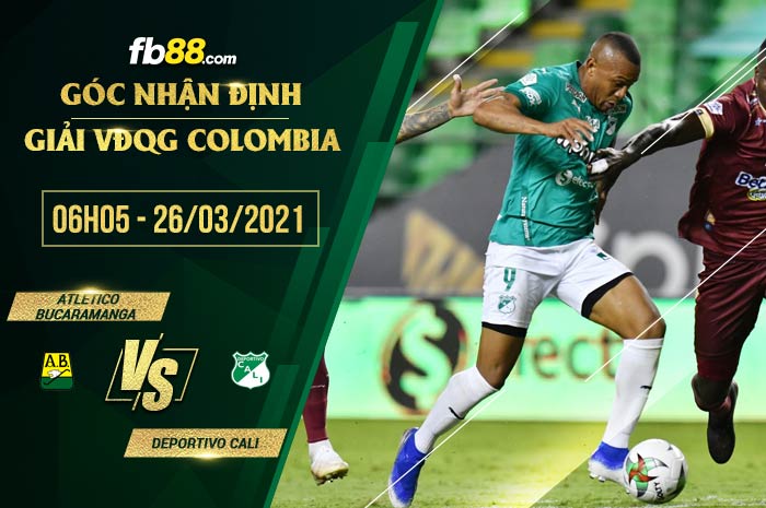 fb88-phong độ thi đấu Atletico Bucaramanga vs Deportivo Cali