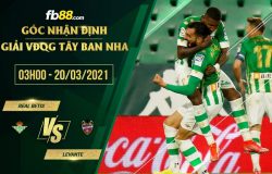 fb88-soi kèo Betis vs Levante