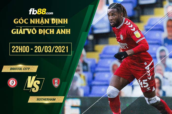 fb88-phong độ thi đấu Bristol City vs Rotherham