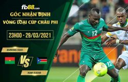 fb88-phong độ thi đấu Burkina Faso vs South Sudan
