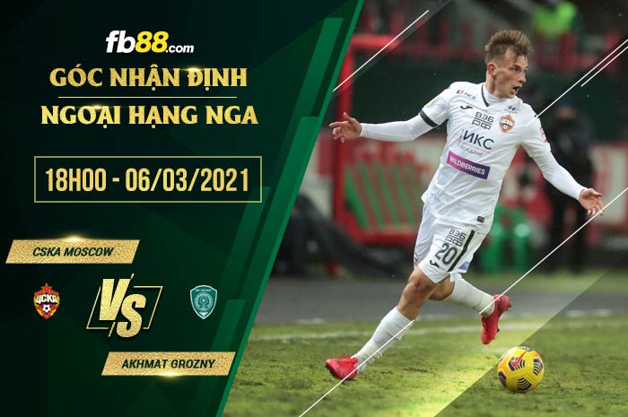 fb88-soi kèo CSKA Moscow vs Akhmat Grozny