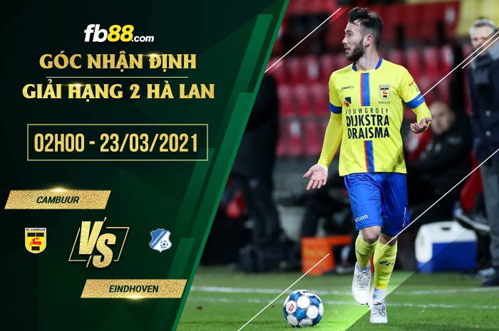 fb88-soi kèo Cambuur vs Eindhoven