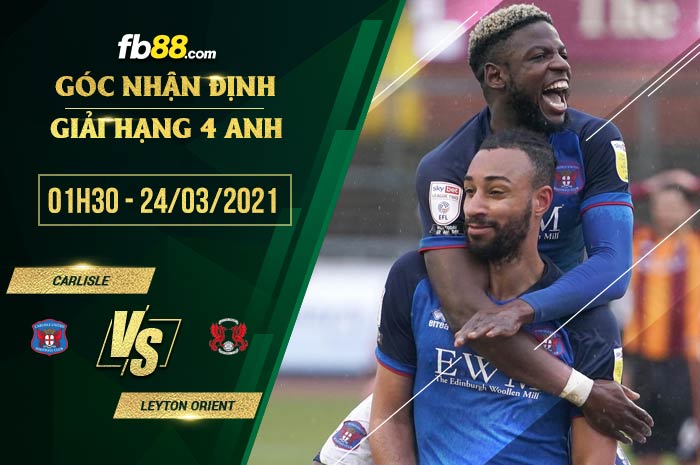 fb88-soi kèo Carlisle vs Leyton Orient