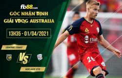 fb88-soi kèo Central Coast vs Adelaide