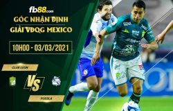 fb88-soi kèo Club Leon vs Puebla
