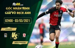 fb88-soi kèo Coventry vs Middlesbrough