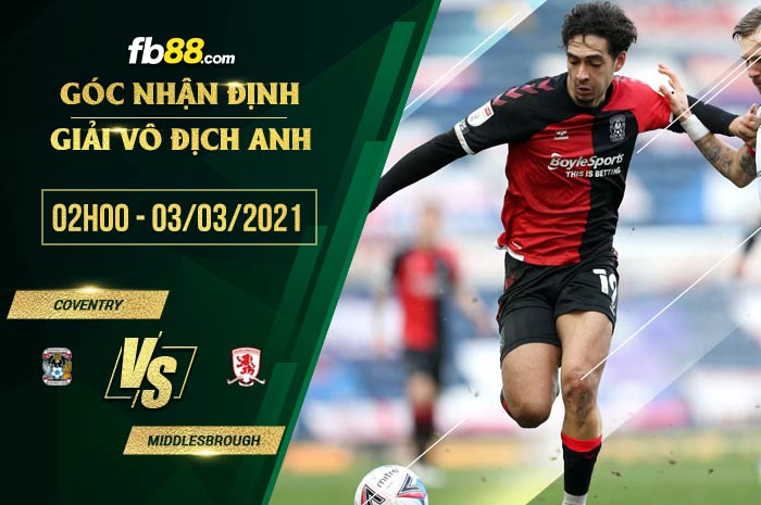 fb88-soi kèo Coventry vs Middlesbrough