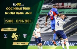 fb88-soi kèo Crystal Palace vs West Brom