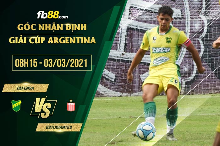 fb88-soi kèo Defensa vs Estudiantes