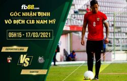 fb88-soi kèo Deportivo Lara vs Santos