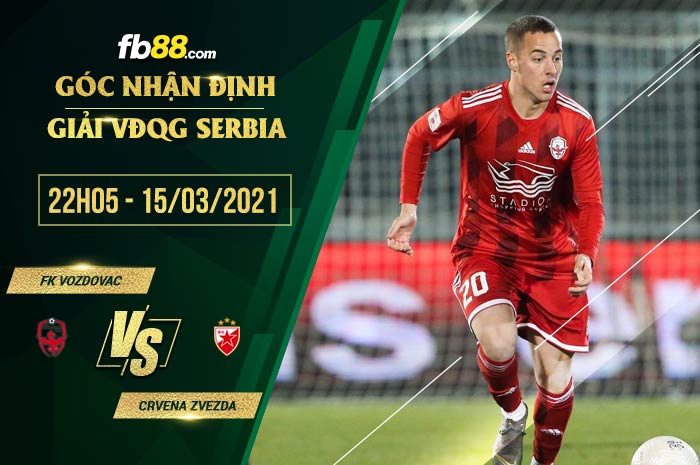fb88-soi kèo FK Vozdovac vs Crvena Zvezda