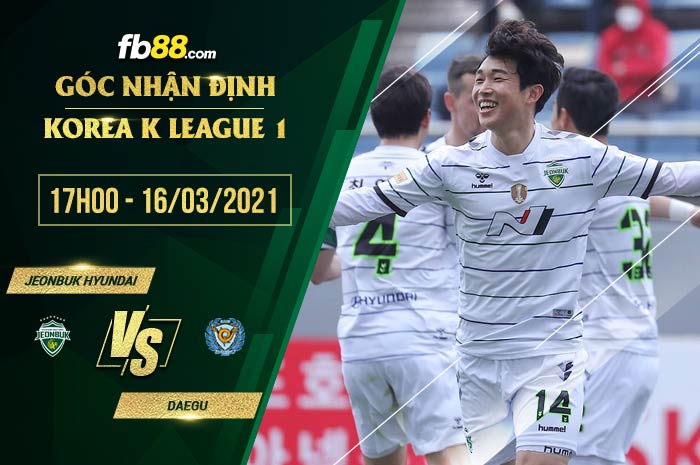 fb88-soi kèo Jeonbuk vs Daegu