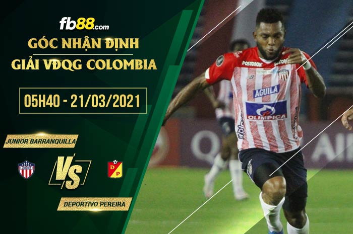 fb88-soi kèo Junior Barranquilla vs Deportivo Pereira