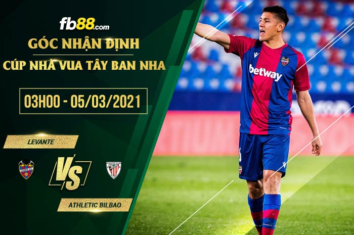 fb88-phong độ thi đấu Levante vs Athletic Bilbao