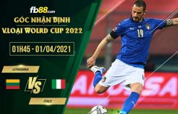 fb88-phong độ thi đấu Lithuania vs Italia