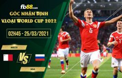 fb88-phong độ thi đấu Malta vs Nga