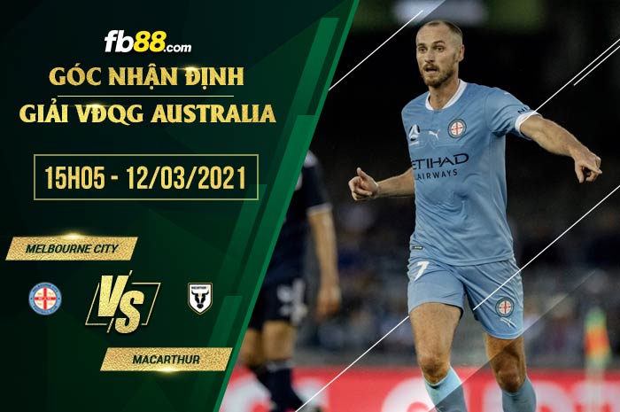 fb88-phong độ thi đấu Melbourne City vs Macarthur
