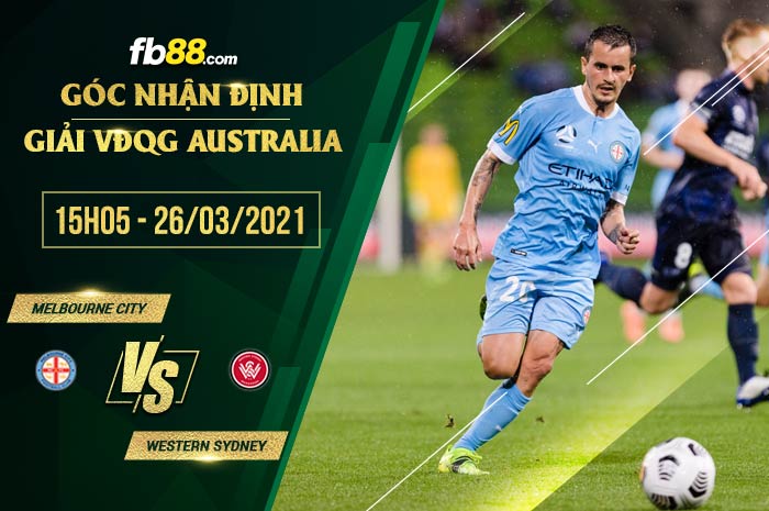 fb88-soi kèo Melbourne City vs Western Sydney