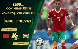 fb88-soi kèo Morocco vs Burundi