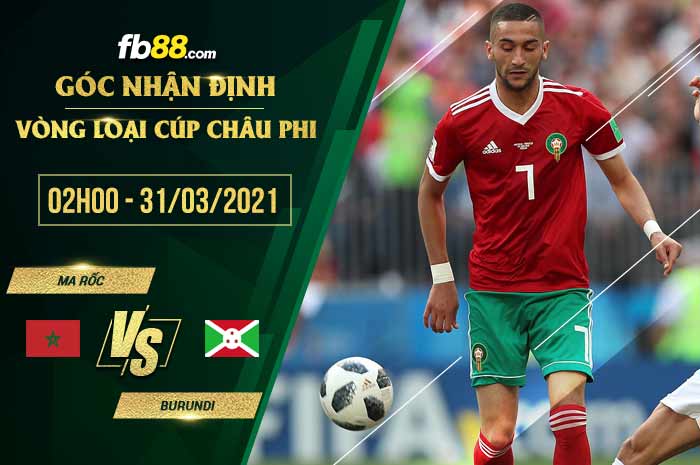 fb88-soi kèo Morocco vs Burundi