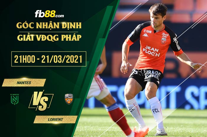 fb88-phong độ thi đấu Nantes vs Lorient