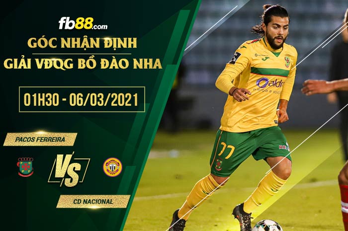 fb88-soi kèo Pacos Ferreira vs Nacional