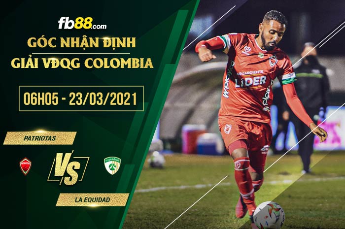 fb88-soi kèo Patriotas vs La Equidad