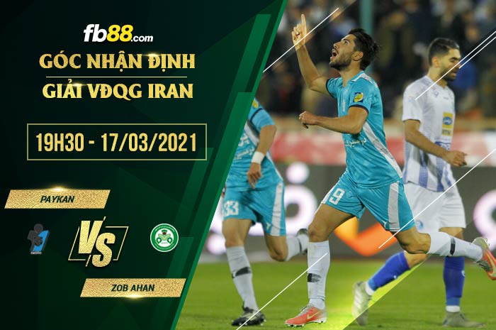 fb88-soi kèo Paykan vs Zob Ahan
