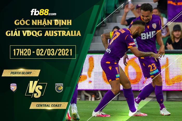 fb88-soi kèo Perth Glory vs Central Coast