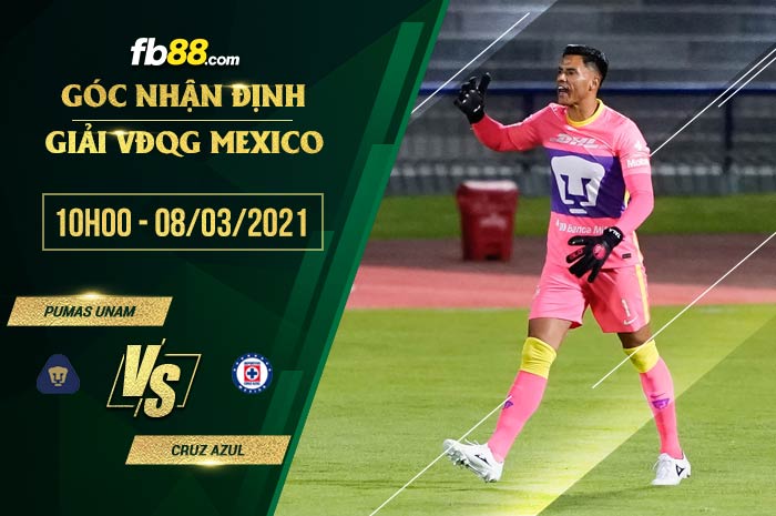fb88-soi kèo Pumas UNAM vs Cruz Azul