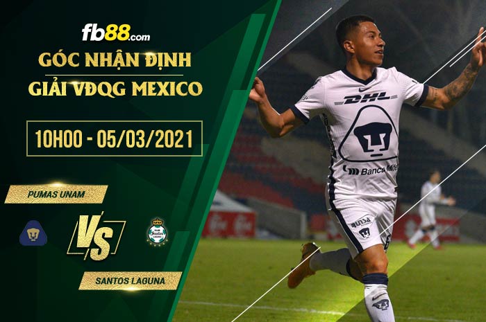 fb88-soi kèo Pumas UNAM vs Santos Laguna