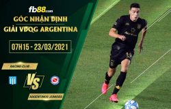 fb88-soi kèo Racing Club vs Argentinos Juniors