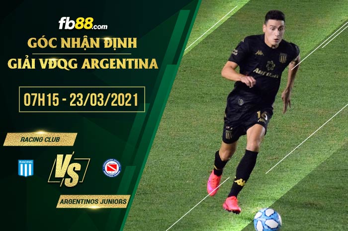 fb88-soi kèo Racing Club vs Argentinos Juniors