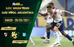 fb88-phong độ thi đấu River Plate vs Racing Club