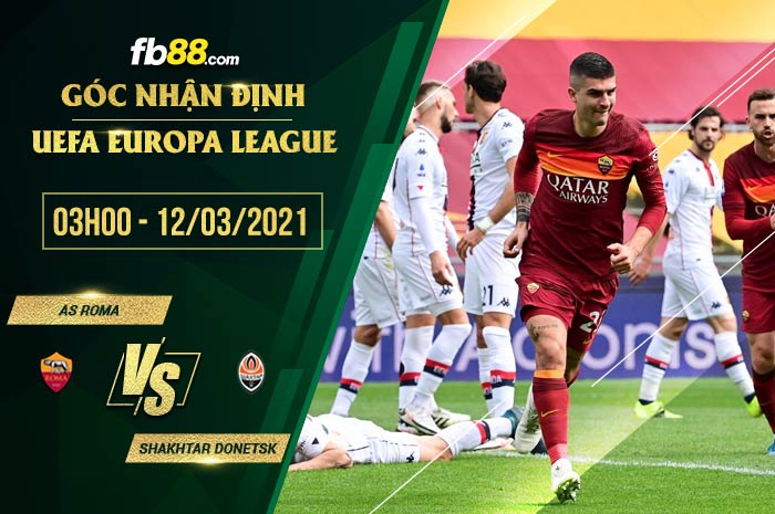 fb88-soi kèo Roma vs Shakhtar Donetsk