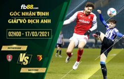 fb88-soi kèo Rotherham vs Watford