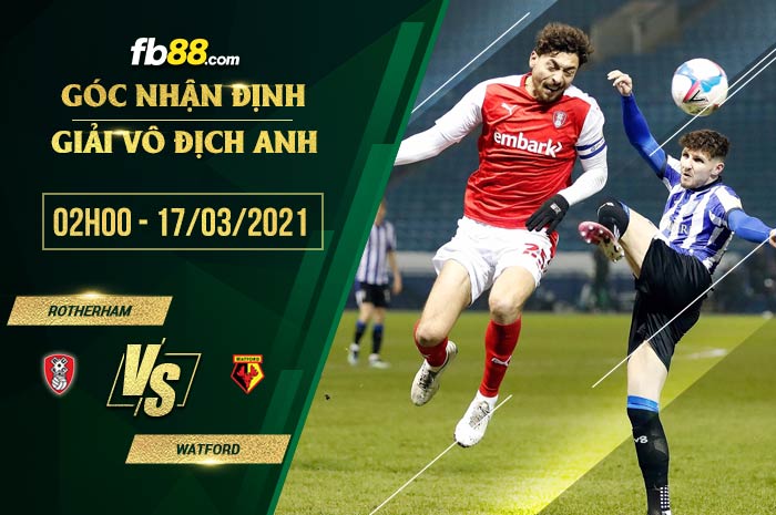 fb88-soi kèo Rotherham vs Watford