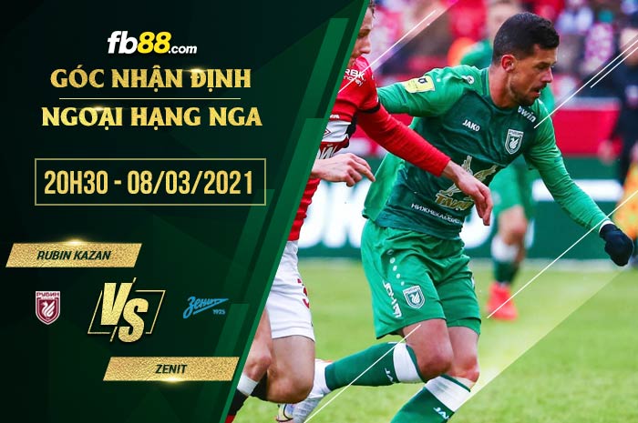fb88-soi kèo Rubin Kazan vs Zenit