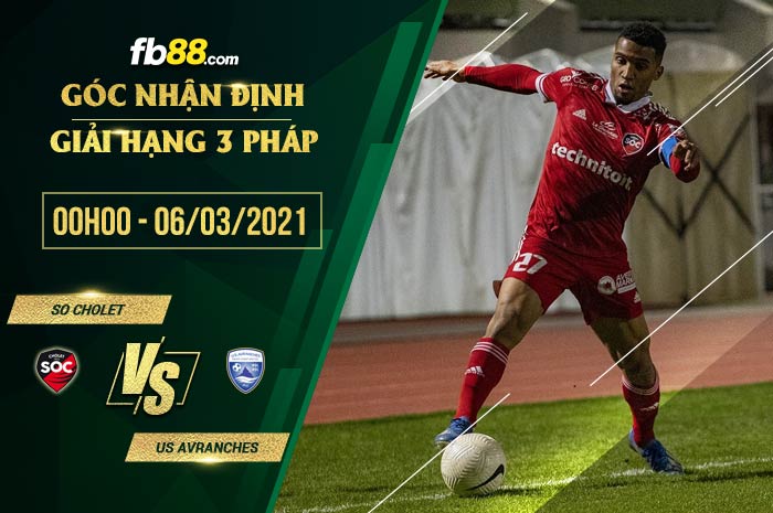 fb88-soi kèo SO Cholet vs US Avranches