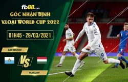 fb88-soi kèo San Marino vs Hungary